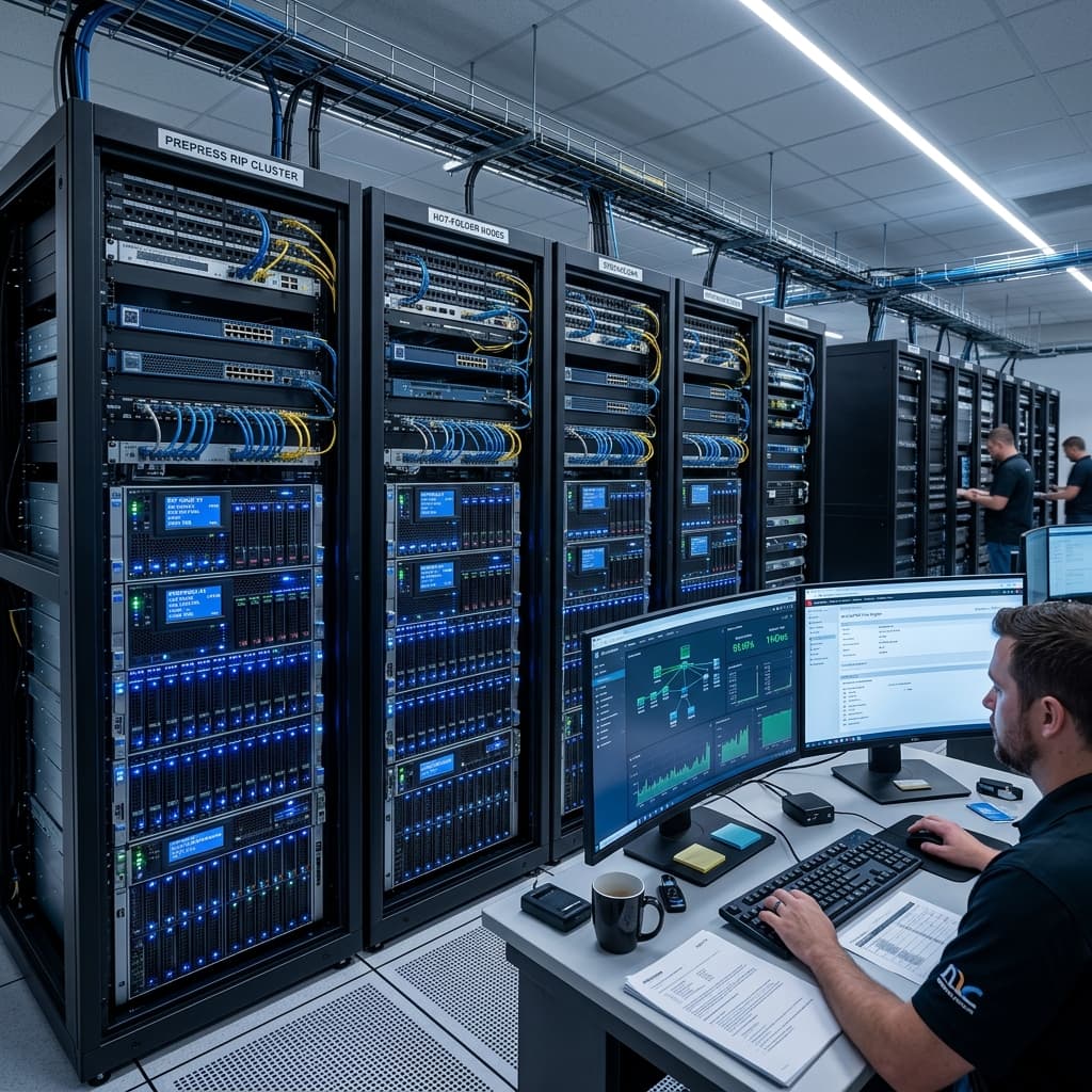 PC-Based Prepress & RIP Server Clusters