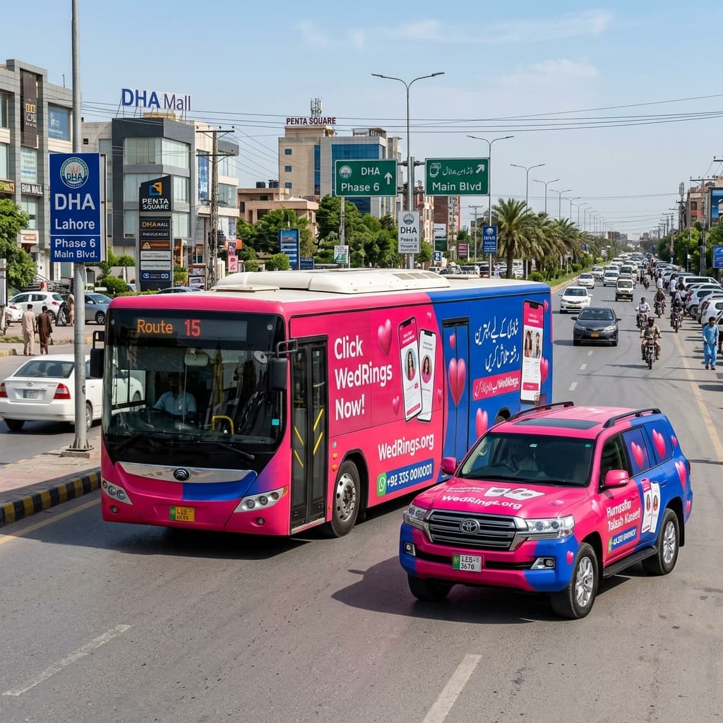 City Bus, Taxi and Corporate Car Vinyl Wrap Fleet Branding