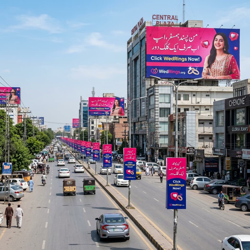 Building Facade & Mega Rooftop Billboard Campaign Demo