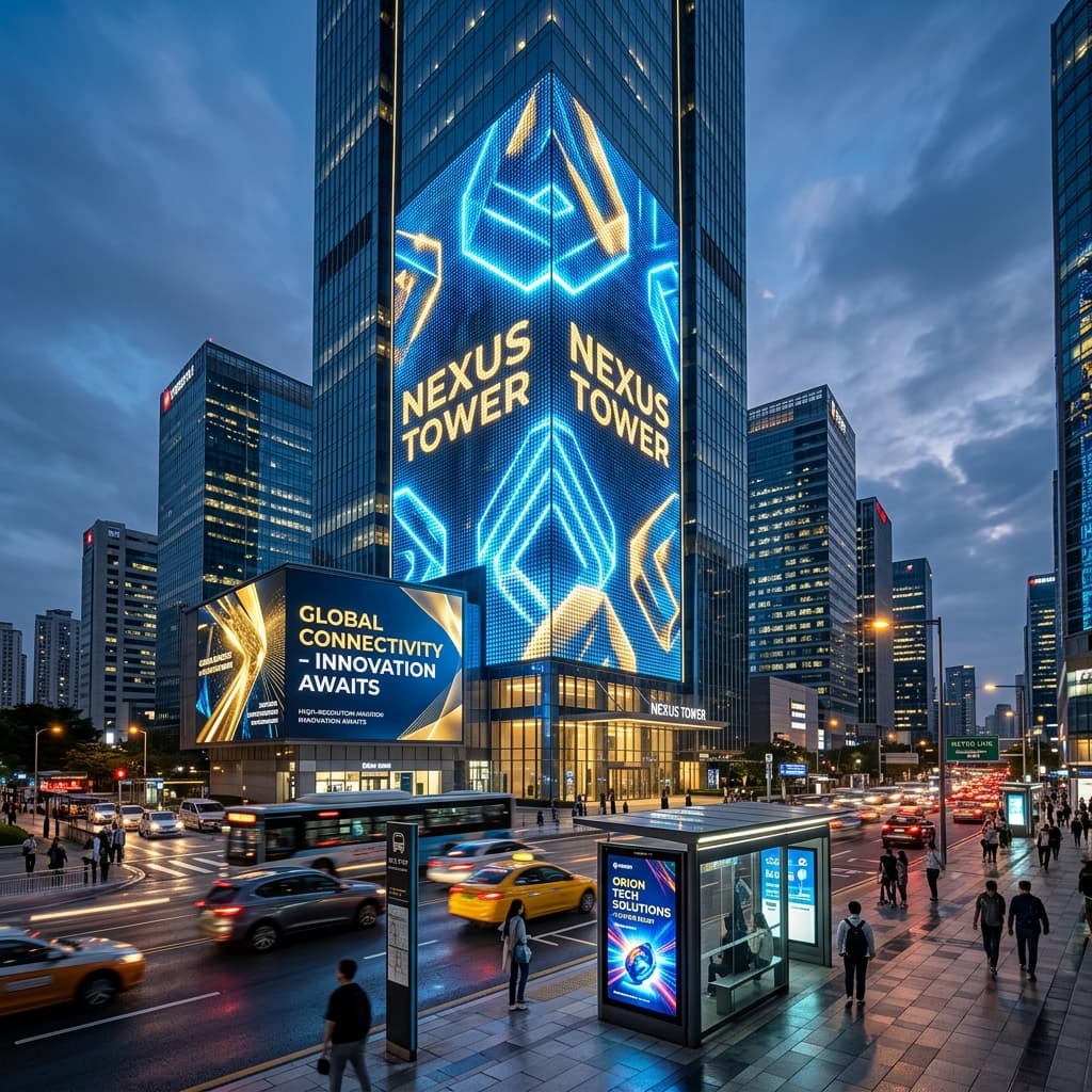 Building Indoor & Outdoor Media Signages