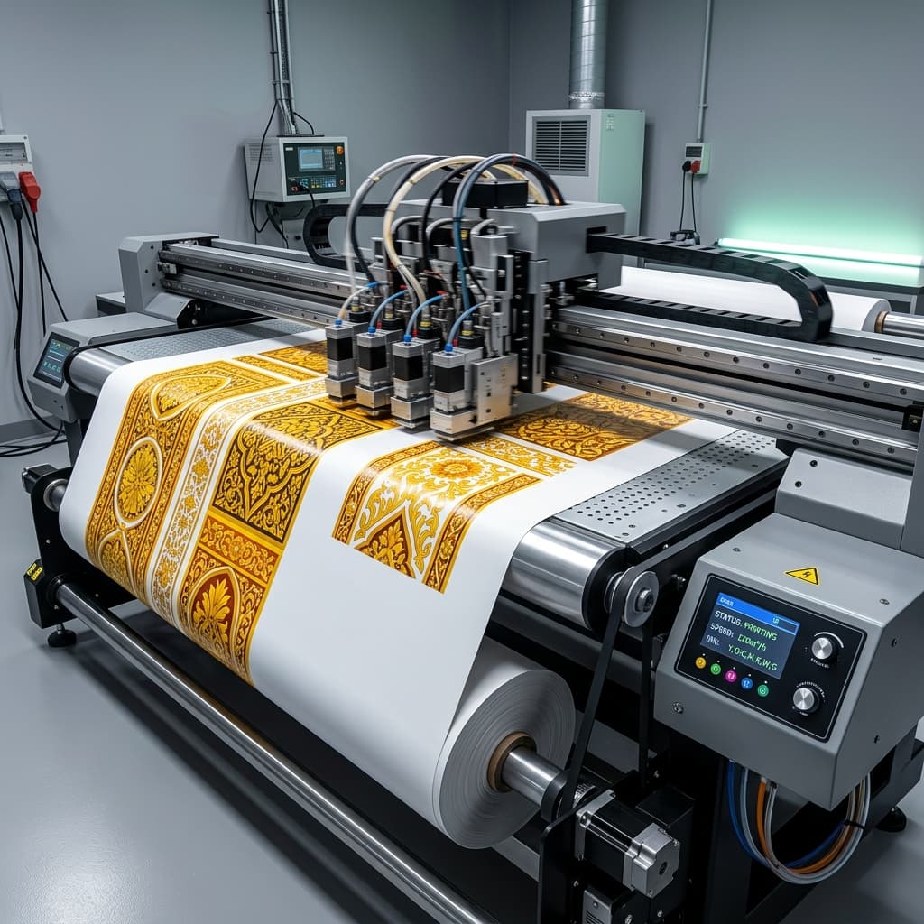 Wide-Format Digital Roll-to-Roll Printer Output
